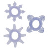 Basics TOYJOY 3 cockrings mini Tickle C-Rings Violet